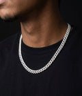 18K Gold Plated 925 Silver Moissanite Cuban Link Chain - AUREA VIII