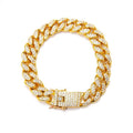 Cuban Bracelet Diamond Cuban Link Chain Hiphop Jewelry - AUREA VIII