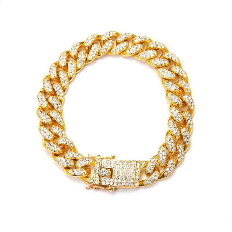 Cuban Bracelet Diamond Cuban Link Chain Hiphop Jewelry - AUREA VIII