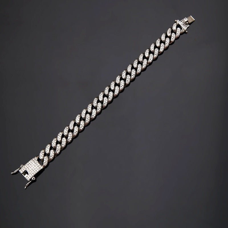 Cuban Bracelet Diamond Cuban Link Chain Hiphop Jewelry - AUREA VIII