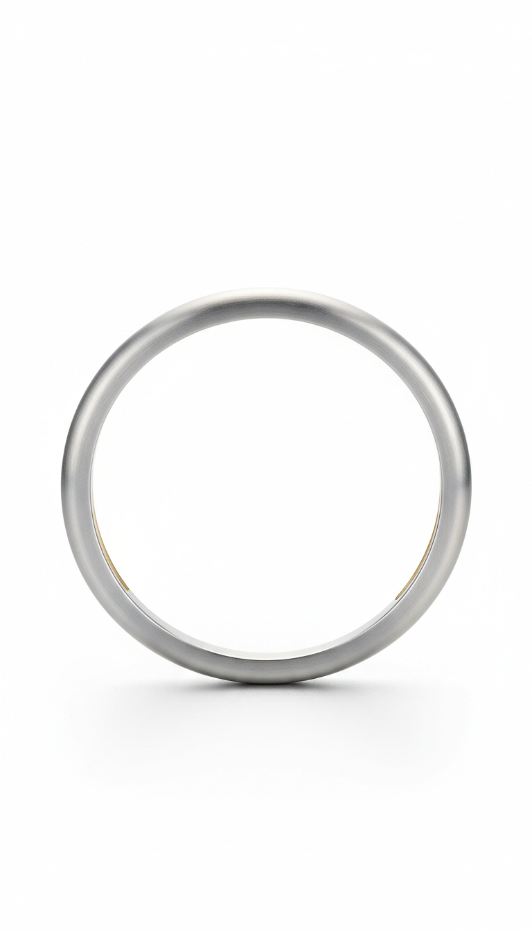 Brazalete minimalista en acero inoxidable